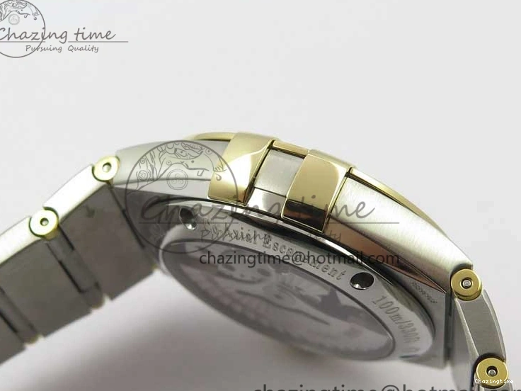 0312 Stylish Constellation 38mm SS RG VSF 1:1 Best Edition WhiteTextured Dial on SS RG Bracelet A8500 Super Clone 7921